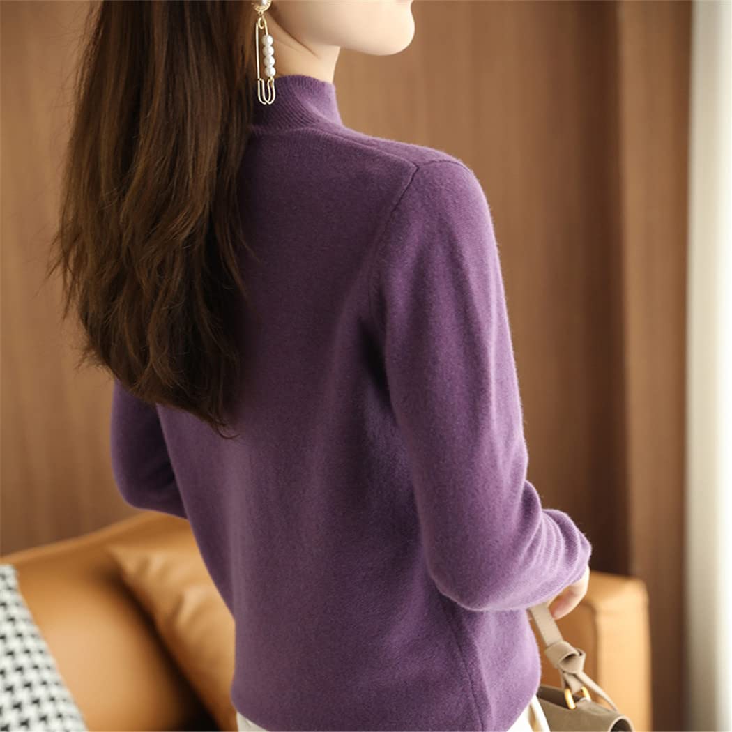 Autunno Inverno Mezzo Dolcevita Maglione Delle Donne Allentato Basic Selvaggio Maglia Bottoming Camicia Morbido Pullover