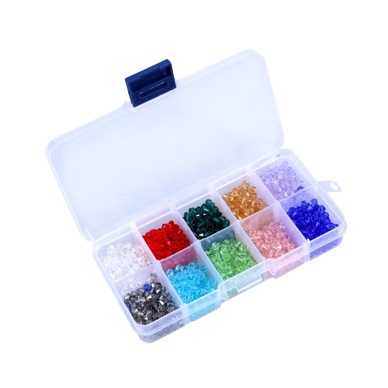 SHINEOFI 3000stücke Rhombus Glasperlen Farben Mit Aufbewahrungsbox Für Schmuckherstellung Armbänder Und Basteln