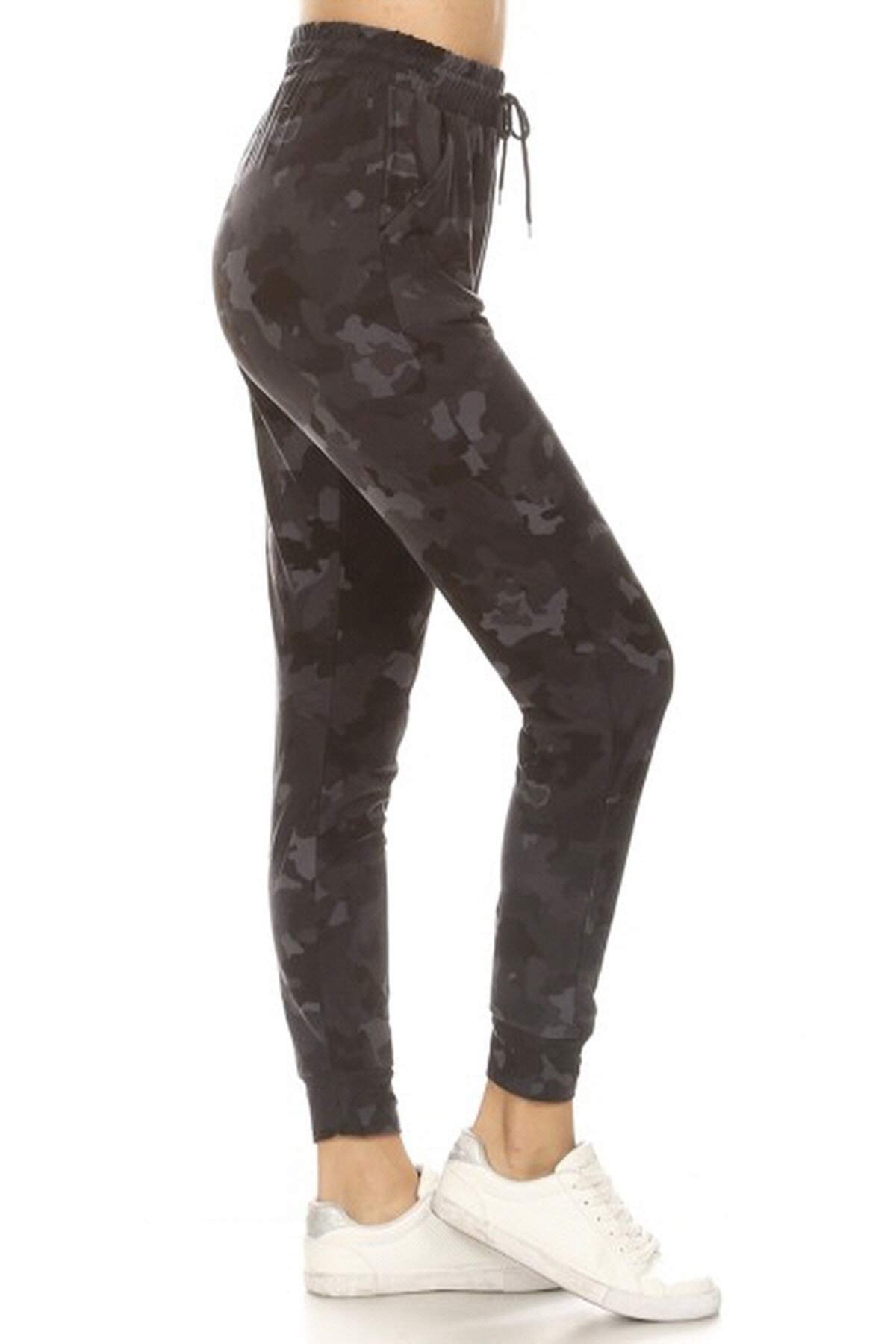 Leggings DepotWomen's Jogger Track Cuff Sweatpants with Pockets for Yoga, Workout