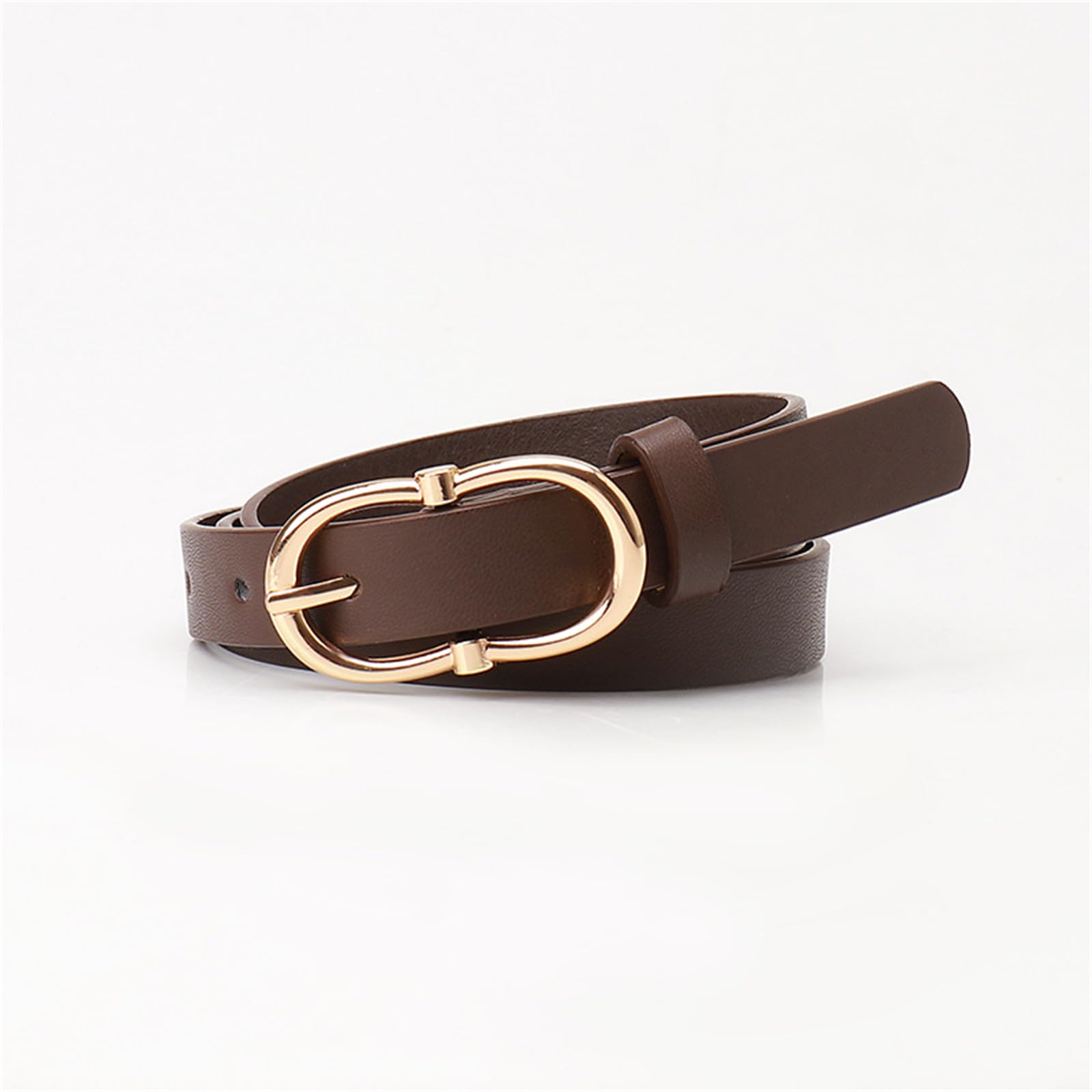 FeiYeup Women's Waist Belt Fashion PU Leather Belt