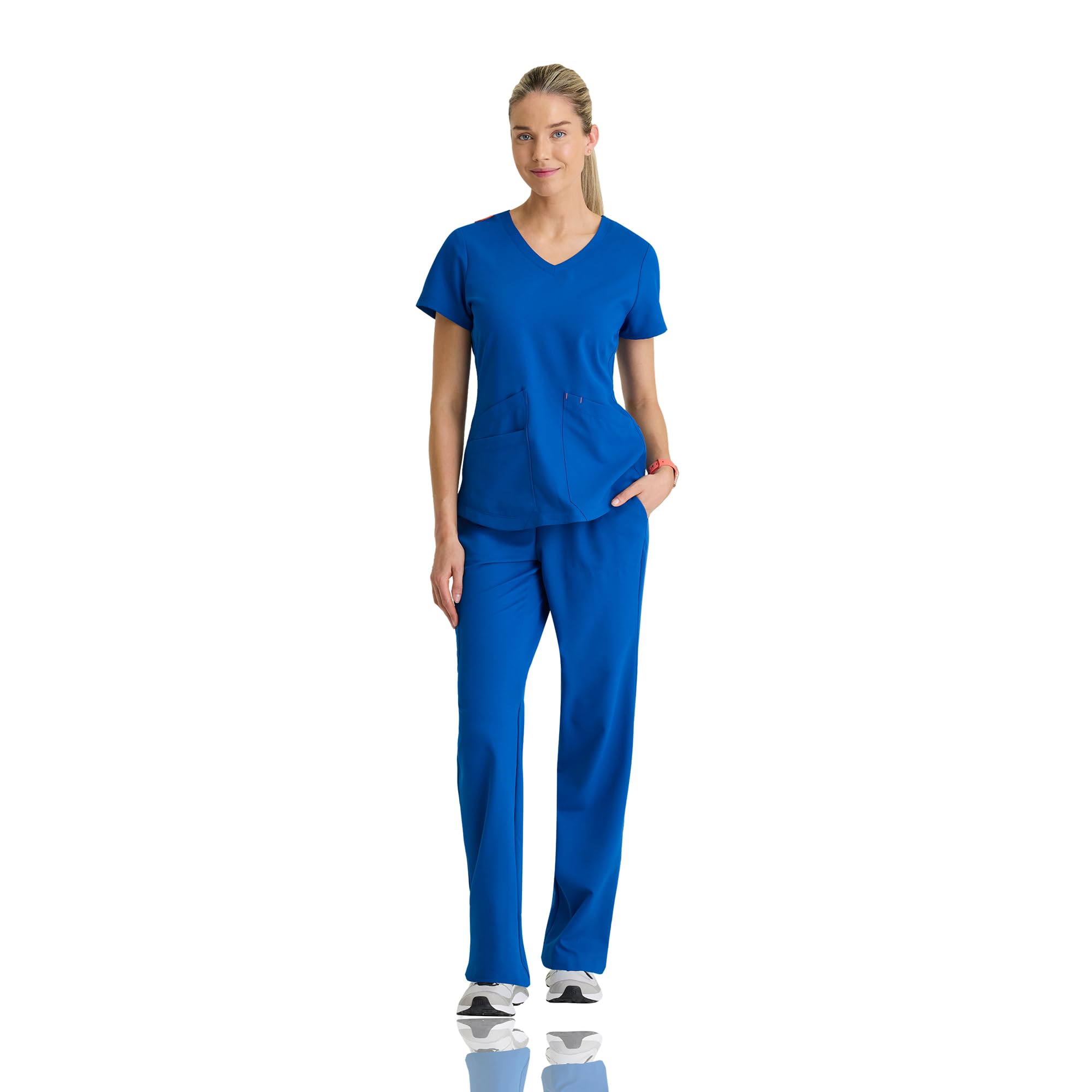 Barco Women's New Royal Strong Zoe Classic Fit Scrub Top & Pant Set For – Up To 70°C Wash, Natural Stretch, Moisture Wicking, Anti-Static, Large