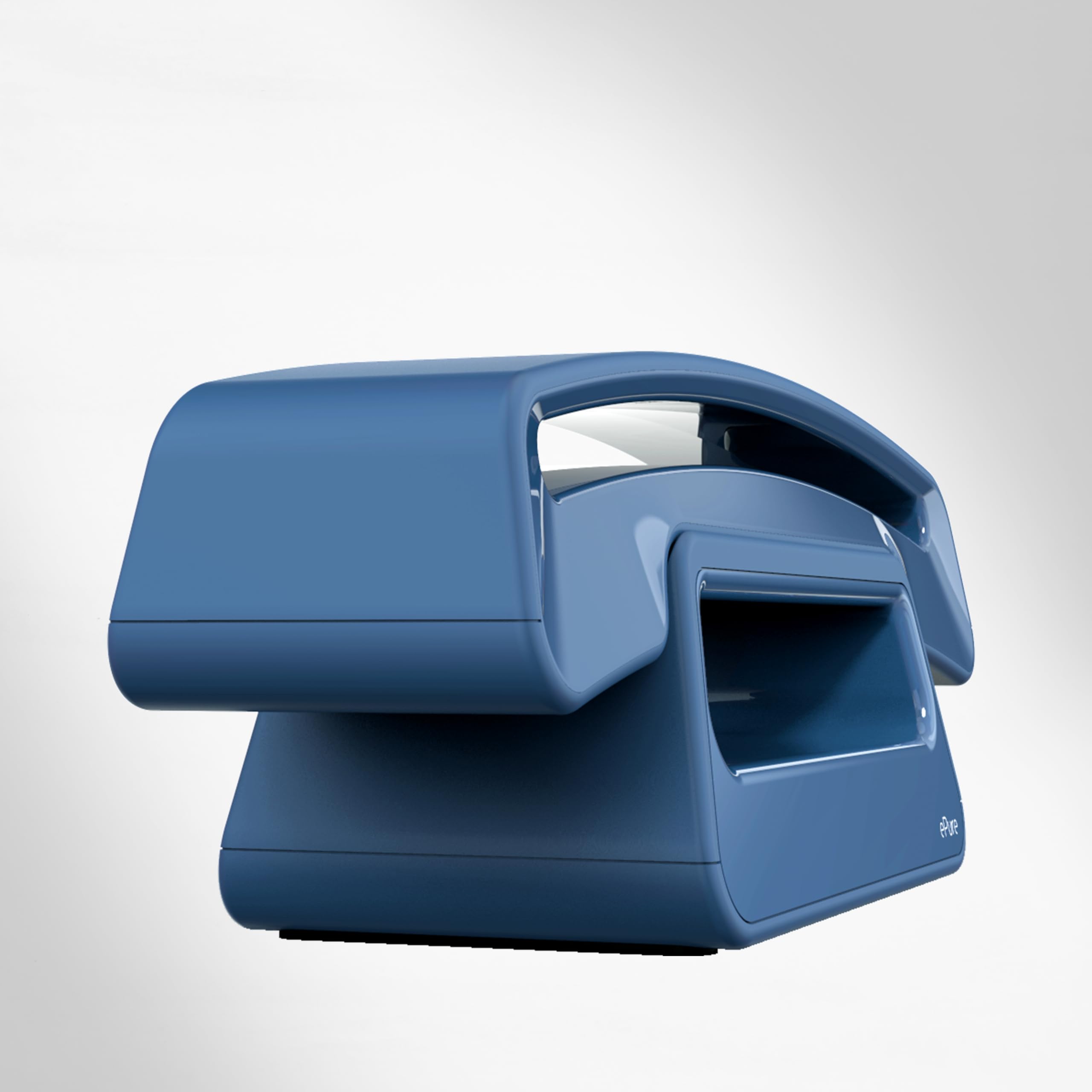 Alcatel ePure Iconic Blue - telefon bezprzewodowy DECT design, łatwy w użyciu, blokada niechcianych połączeń, zestaw głośnomówiący