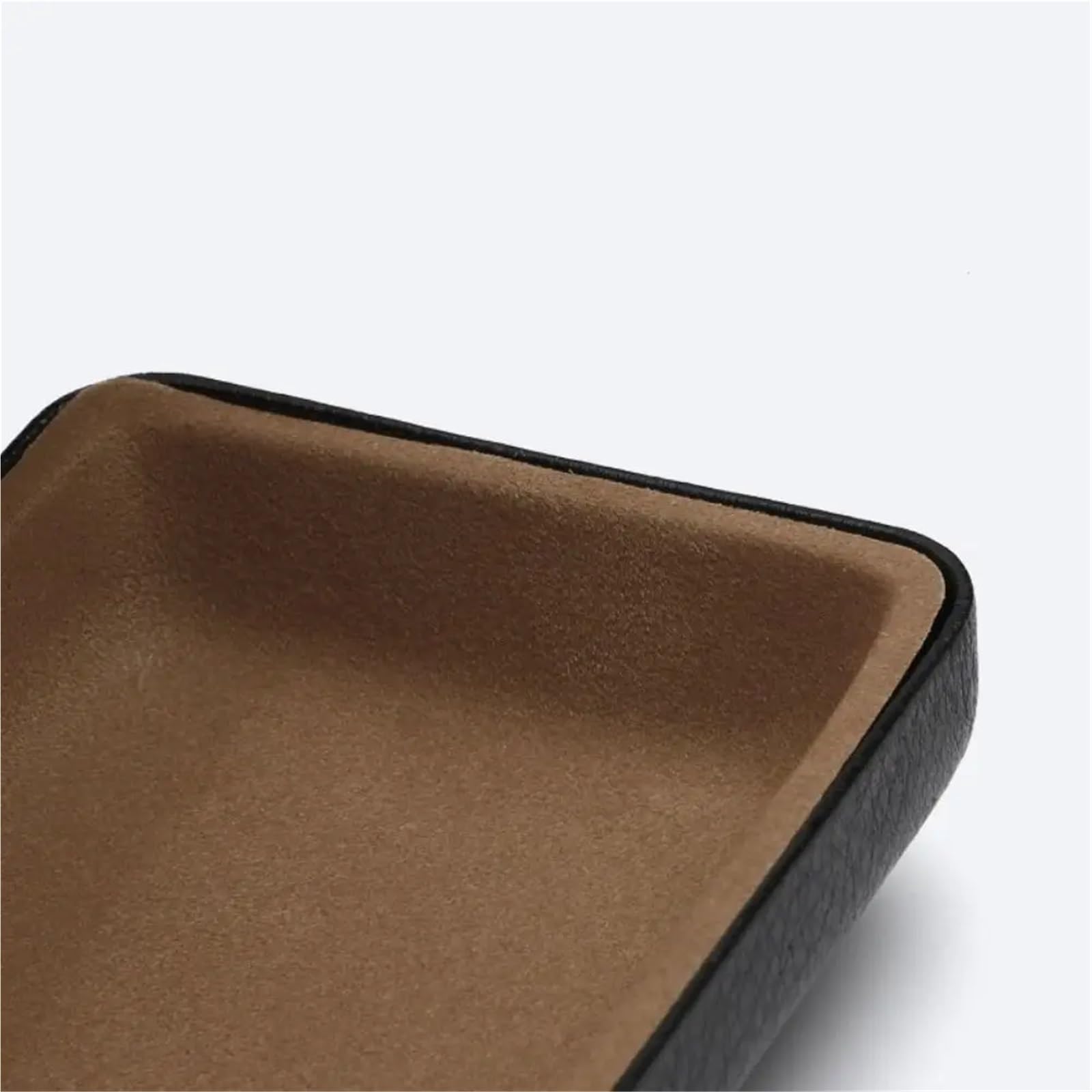 Funda De Gafas Caja de Almacenamiento de Gafas for Hombre y Mujer, Estuche de Gafas de Sol portátil Cuadrado de Metal, Cuero Simple, 2 uds.