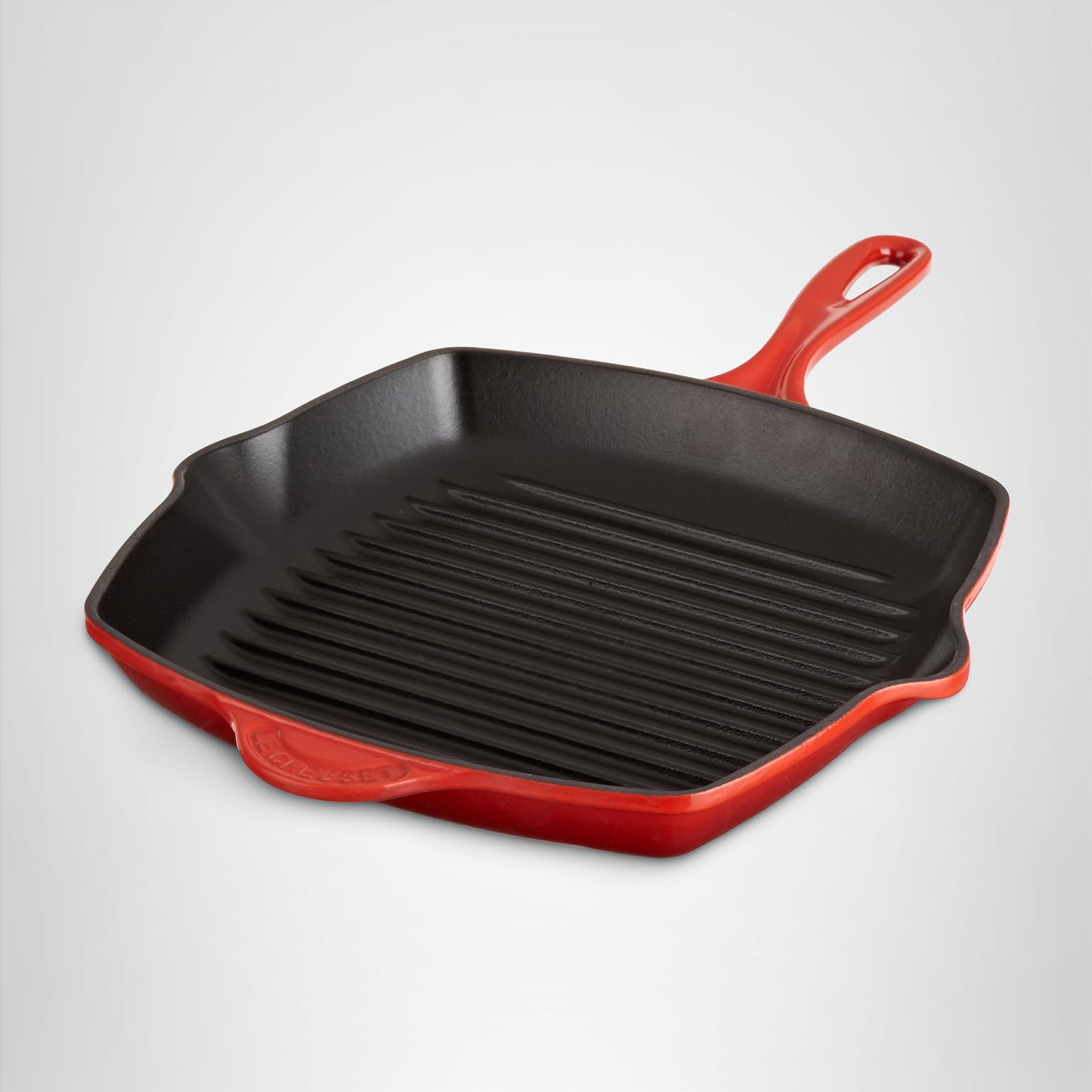 Amazon｜ルクルーゼ スクエアグリル 26cm チェリーレッド 20121-26-06