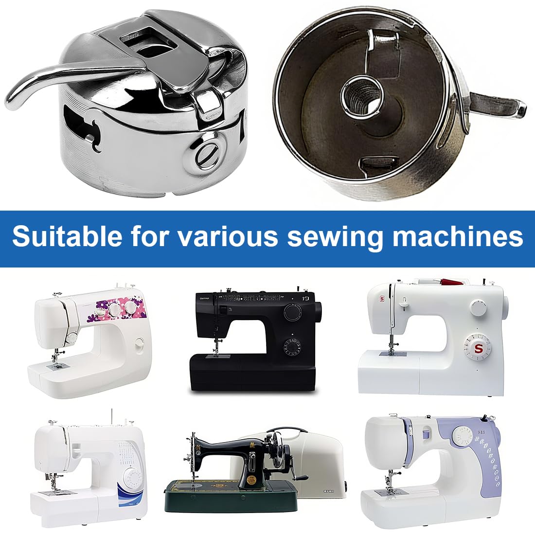 Vecchia Macchina Per Cucire Industriale Front View Di Overlock