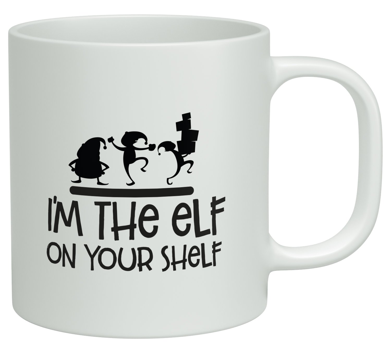 Shopagift White I'm The Elf On Your Shelf Christmas 10Oz Mug Cup