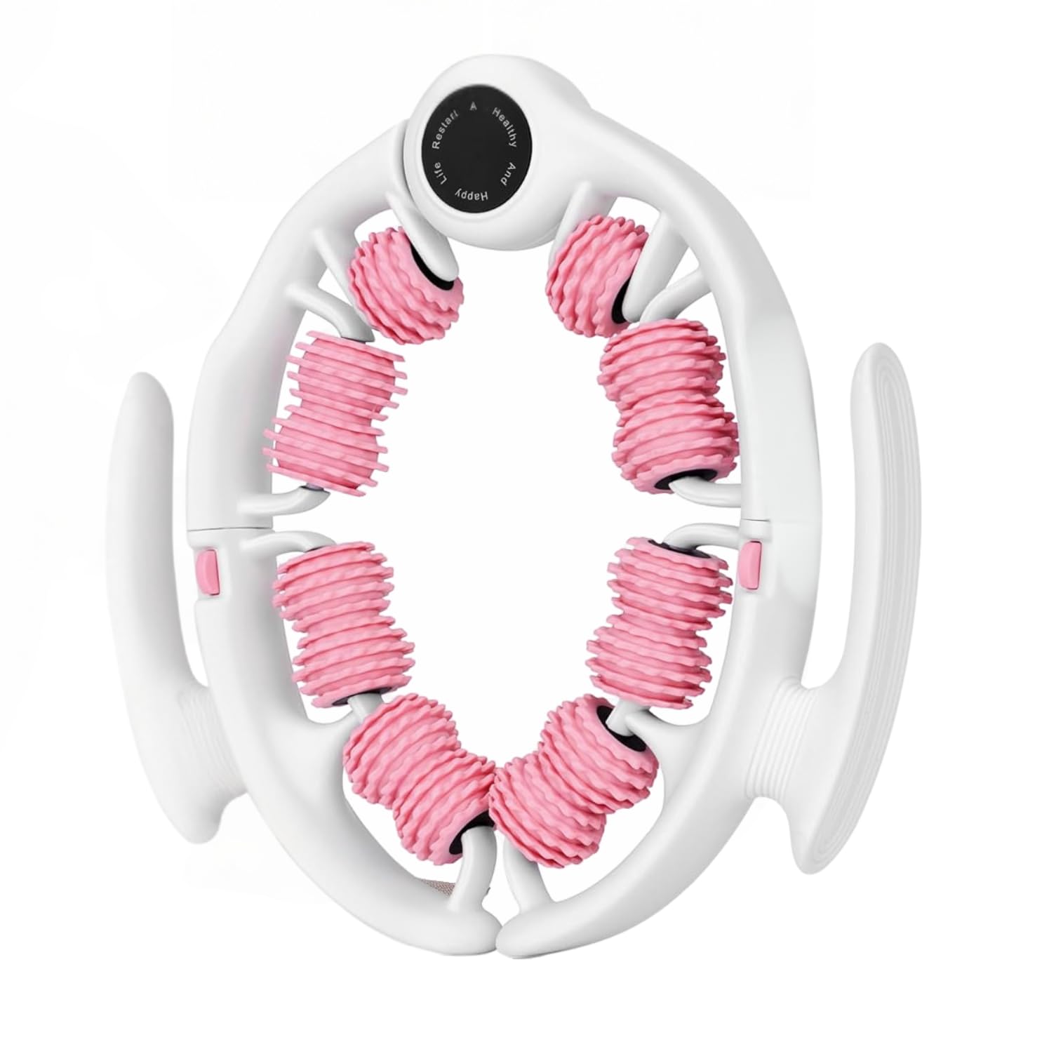Anti-Cellulite Massage Roller - Cellu Roll Self Massage Muscle Legs Buttocks Fitness Yoga (Pink)