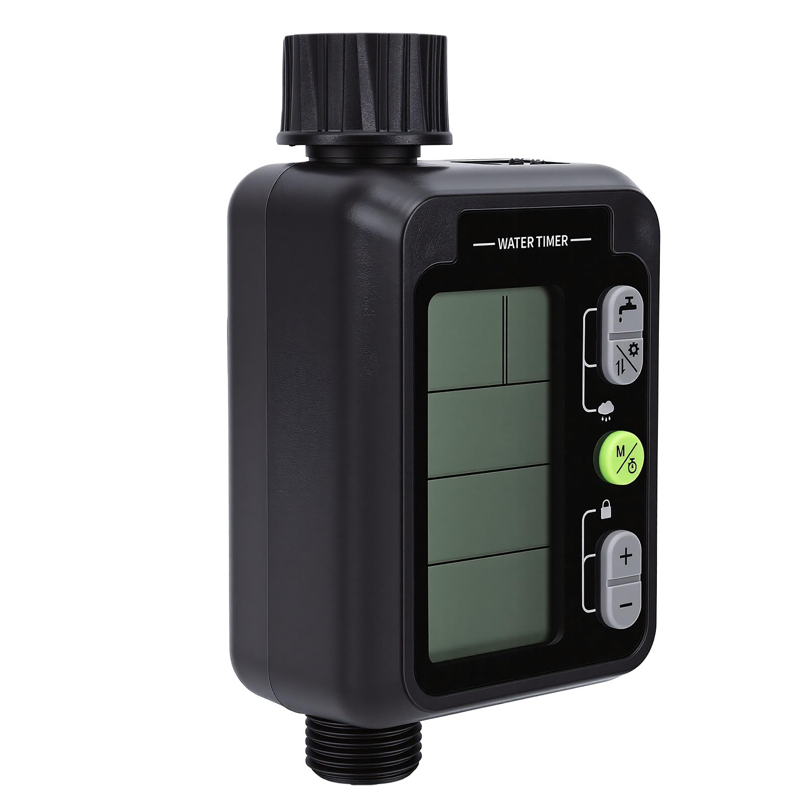 Water Timer Wodoodporny wyświetlacz LCD Timer zraszacza z opóźnieniem deszczowym 9 programowalnych trybów dla trawników na zewnątrz