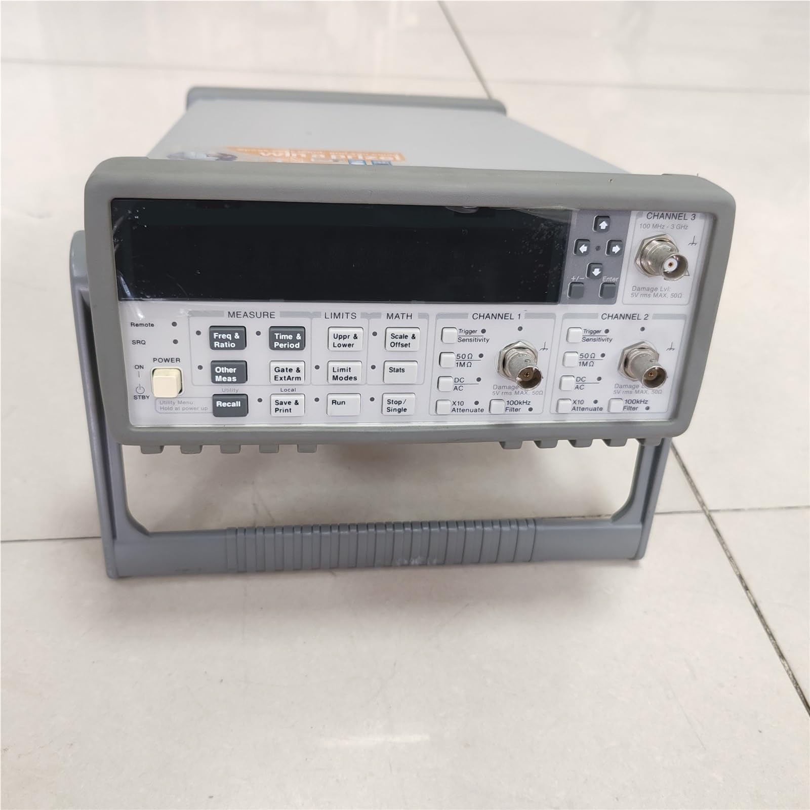 Frequenzzähler/Timer, Bereich 225 MHz–12,4 GHz, 12-stellige Auflösung, 150 ps Zeitintervallauflösung for Labor und Tests