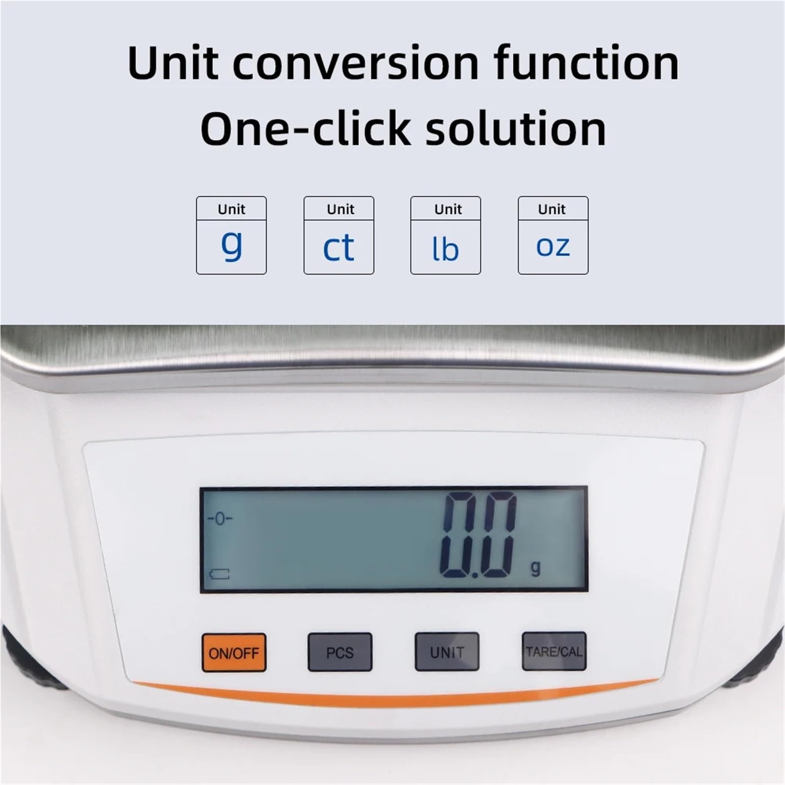 Bilancia da laboratorio con doppio display, bilancia elettronica 0,1 g, analitica ad alta precisione, di pesatura kg, 3 e 5 per Industriale, Cucina(1kg 0.1g)
