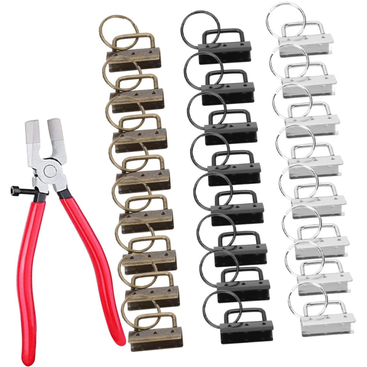 Porte-clés à lanière pour balades avec clip de poignet pratique en fer