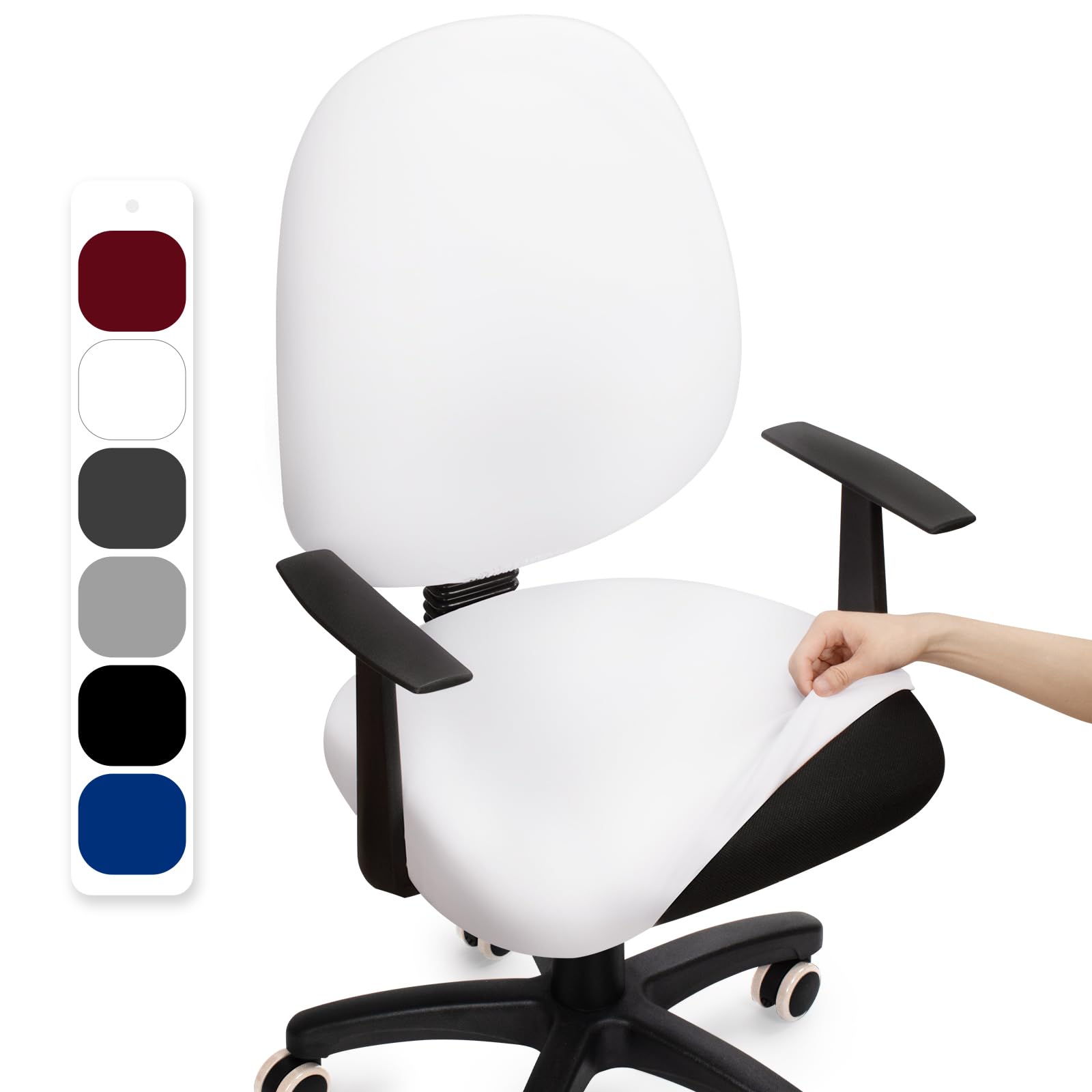 Housse De Chaise De Bureau Housse De Chaise D'Ordinateur Rotatif