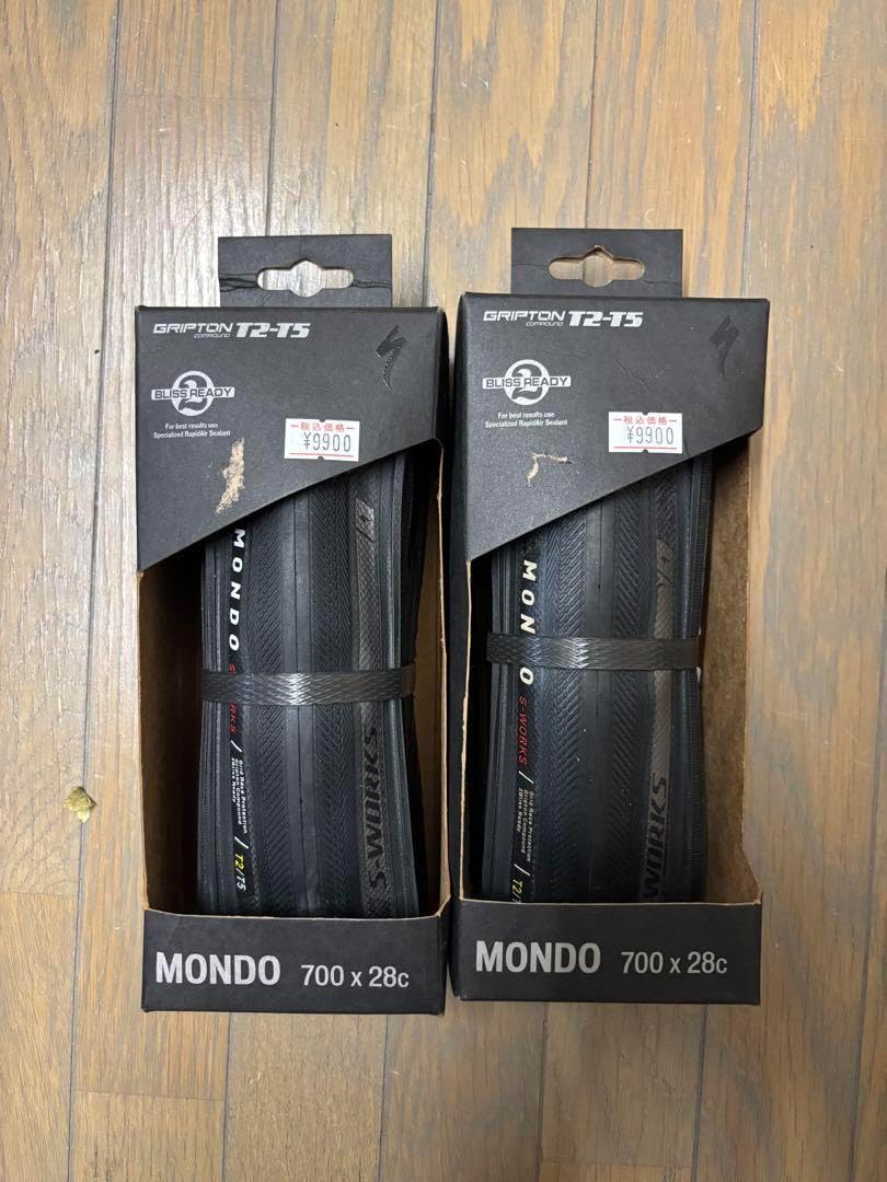 S-WORKS MONDO チューブレスレディー タイヤ 28c 2個セット S-WORKS