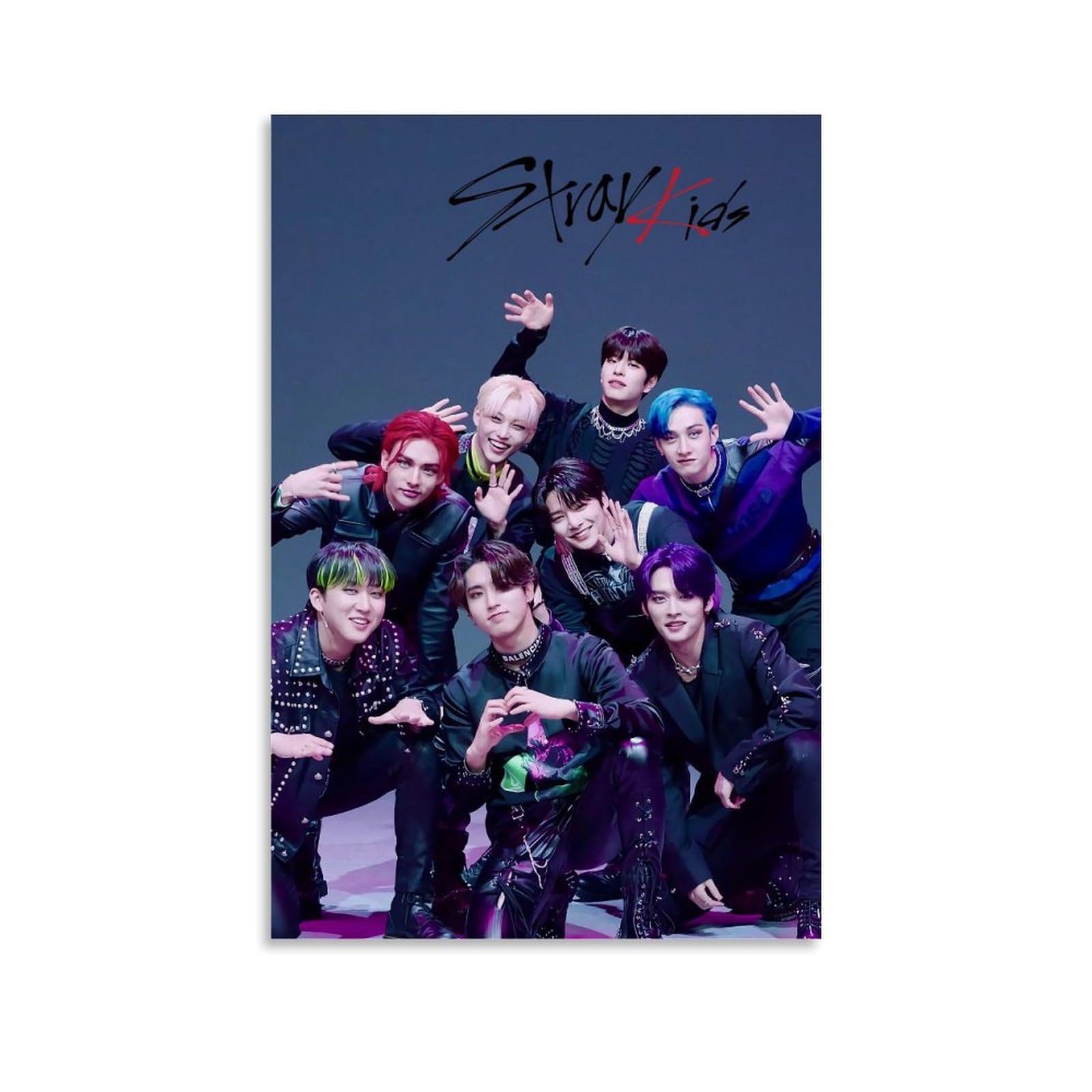 Stray Kids Muziekalbum Art Poster Canvas Wall Art Decor
