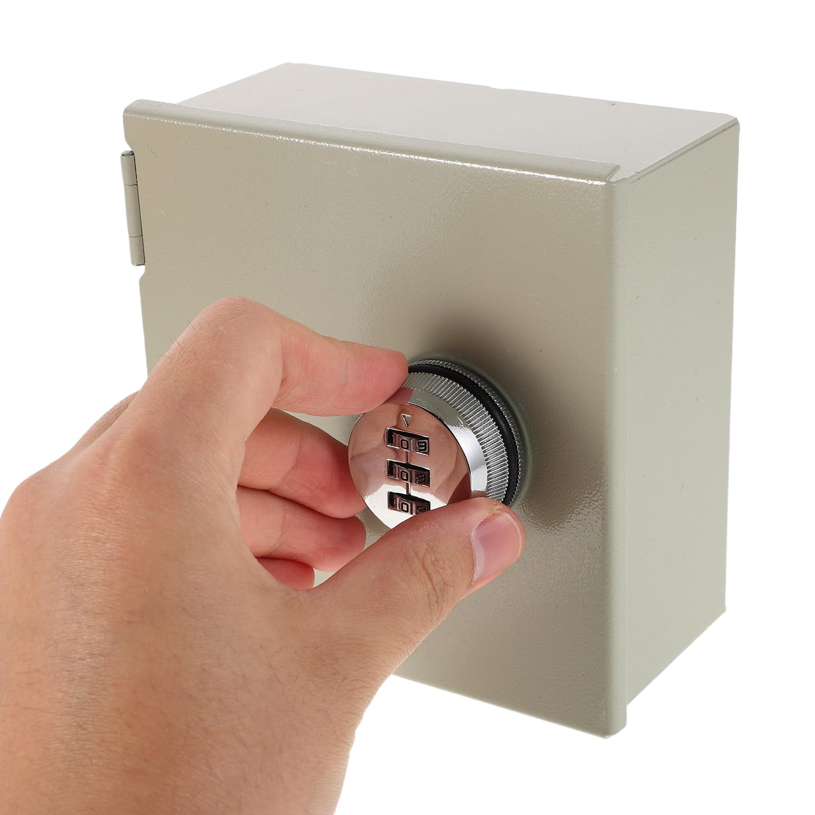 Ipetboom Boîtier de Prise Électrique Étanche en Acier Inoxydable 86 Type Cache-Interrupteur Rotatif à Code sans Clé Protection Sécurisée pour Prise Murale Intérieure et Extérieure Boîte
