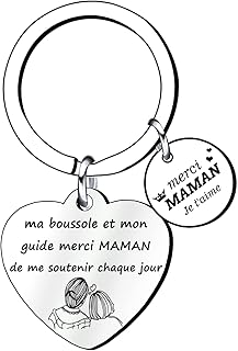 Cadeau Fete Des Meres, Cadeau Maman,Porte-clés Maman, Cadeau Anniversaire Maman, Cadeau pour Maman, Original Porte Clef Maman, Idee Cadeau Maman, Cadeau Mere