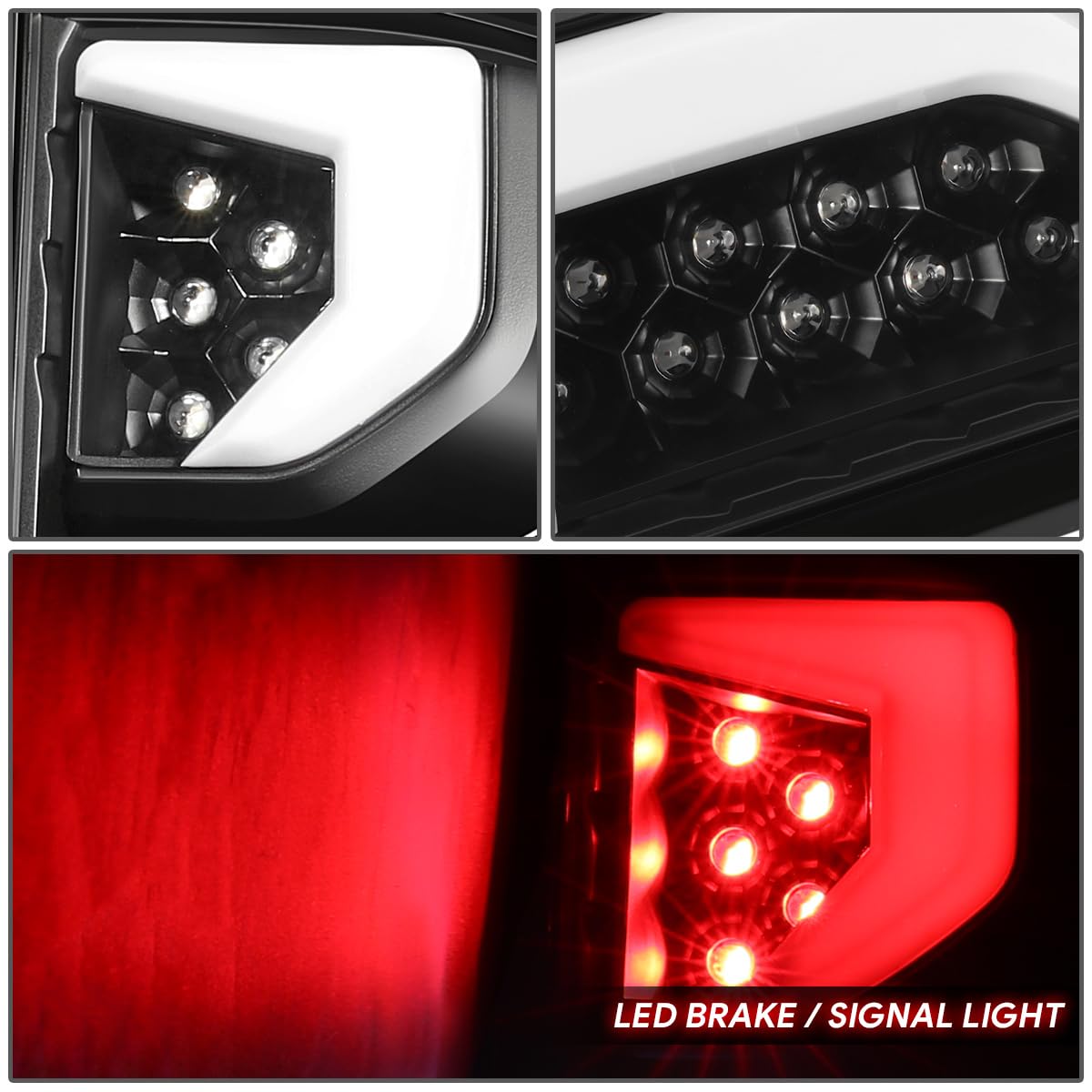 Piloto Trasero Completo Gilera DNA – Carcasa Negra Y Lente Transparente (Sticky Parts)