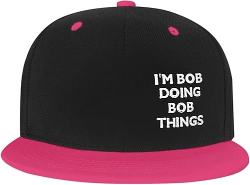 Miniatura 2 de Unisex Im_Bob_Doing Bob Things Logo Baseball Cap Hat Adjustable Fashion Outdoors Sandwich Cap