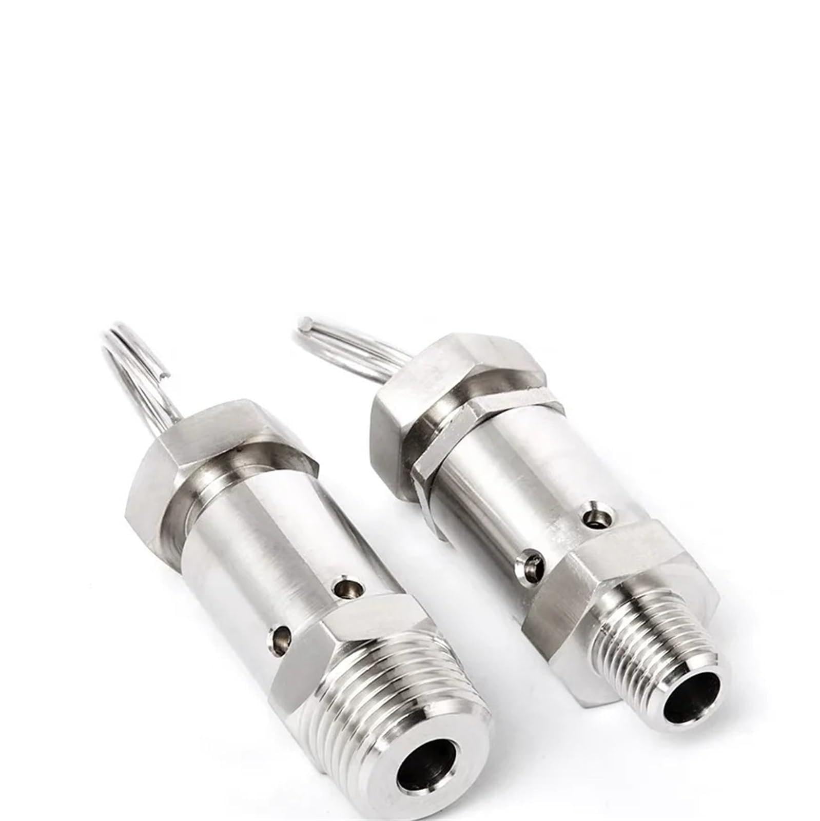 Zawór nadmiarowy ciśnienia 1/4 "1/2" Gwint 0,5-10Bar SS304 Zawory wydechowe Wylot powietrza ze stali nierdzewnej(1I2inch 133g, NPT-3 BAR)