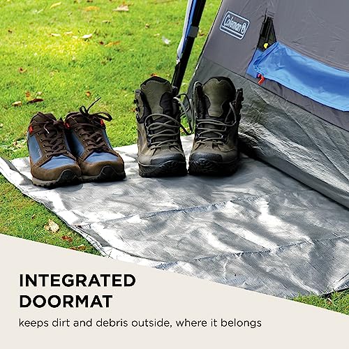 Coleman Tent Octagon, 6 to 8 Man Festival Dome Tent, Waterproof Family Camping Tent with Sewn-in Groundsheet - 5