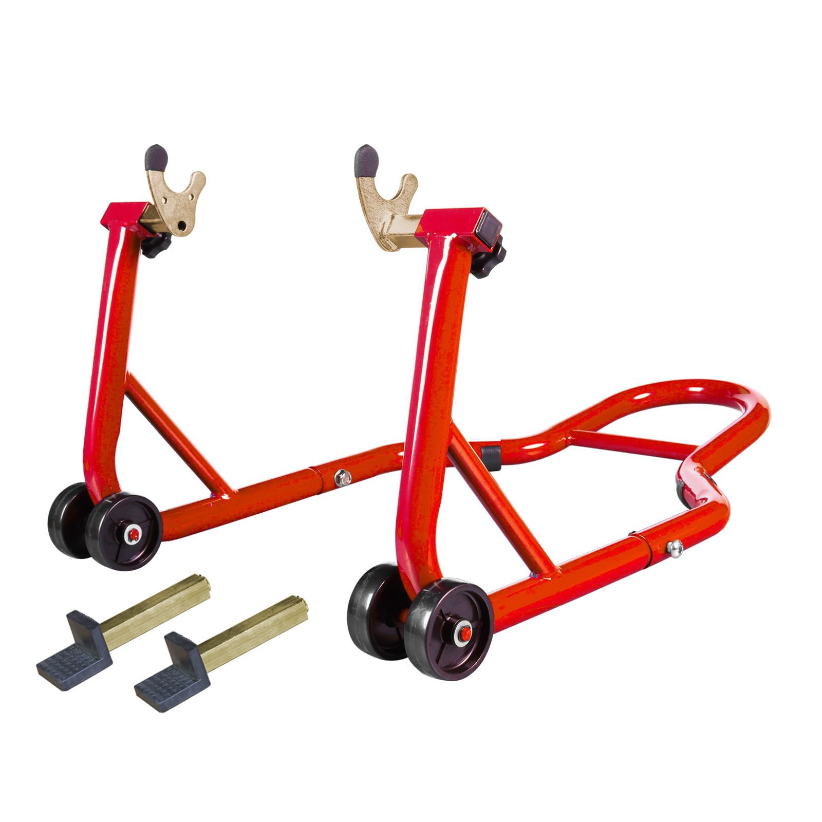 Big RED 500LBS Motorcycle Stand Rear Combo Wheel Lift Stands