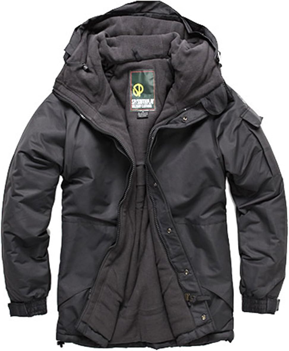 Mens Premium Ski Snowboard Wear Jacket Jumper Solid Gray