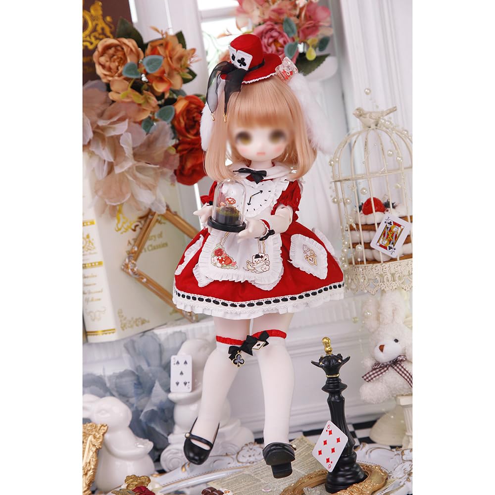 Amazon.co.jp: 1/4BJD ドール 球体関節人形服 手作 ワンピース 衣装