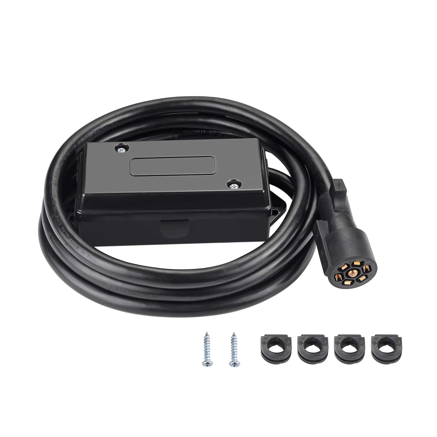 Buy 7 Pin Trailer Plug Boat Trailer Lights Wire Trailer Light Harness