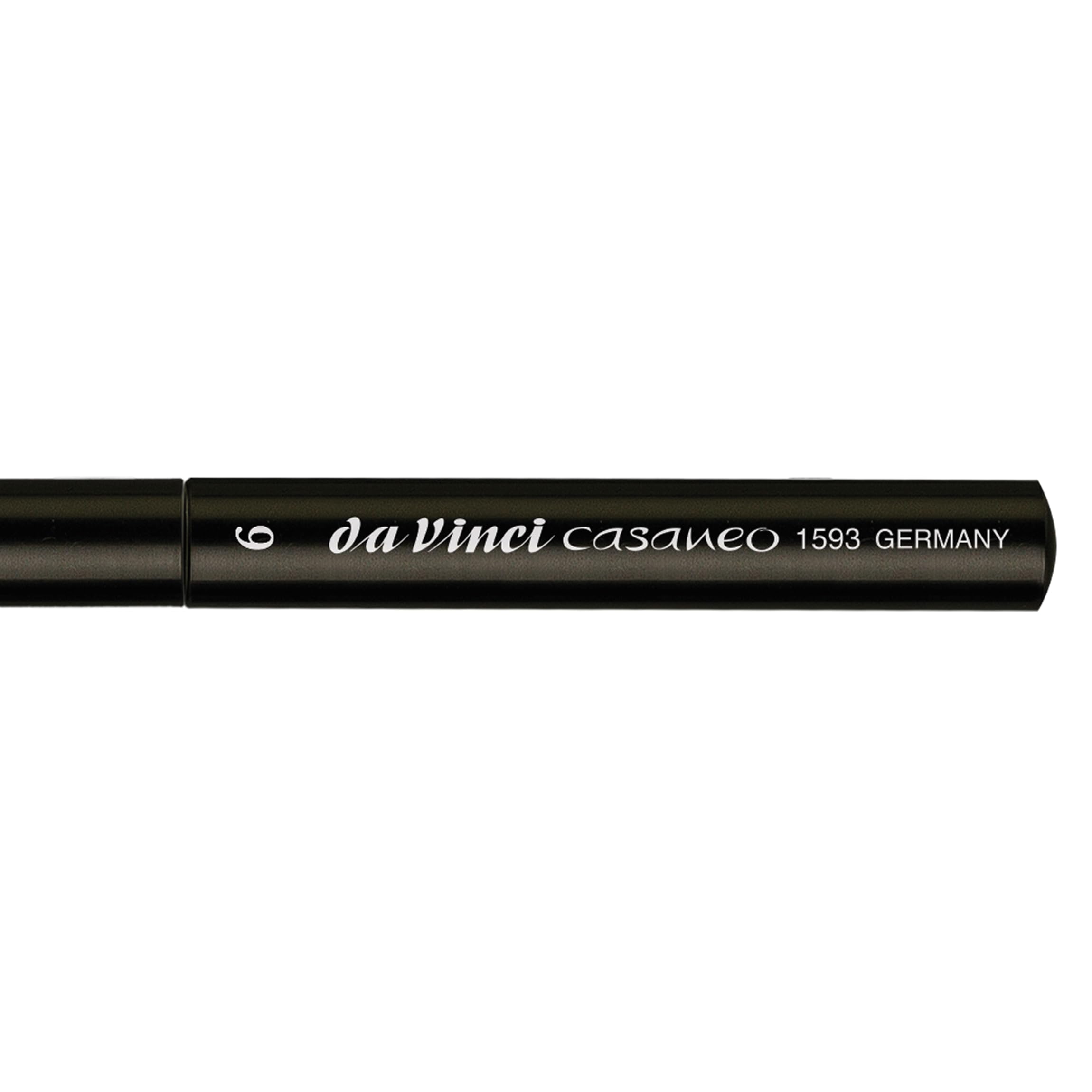 da Vinci, CASANEO, Pincel difuminador, Pincel para Acuarela, Pincel de Viaje, Fibras sintéticas, Pincel de Artista, Acuarelas, acrílicos líquidos, Fabricado en Alemania, Redondo, tamaño 8