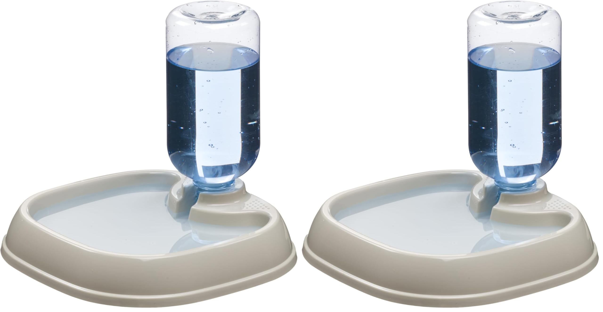 Ferplast TOTA 1 Evrensel Şişe Bağlantılı, Kaymaz Ayaklı, Köpekler ve Kediler İçin Su Sebili Kabı, 23 x 21 x y 5 cm (2 paketi)