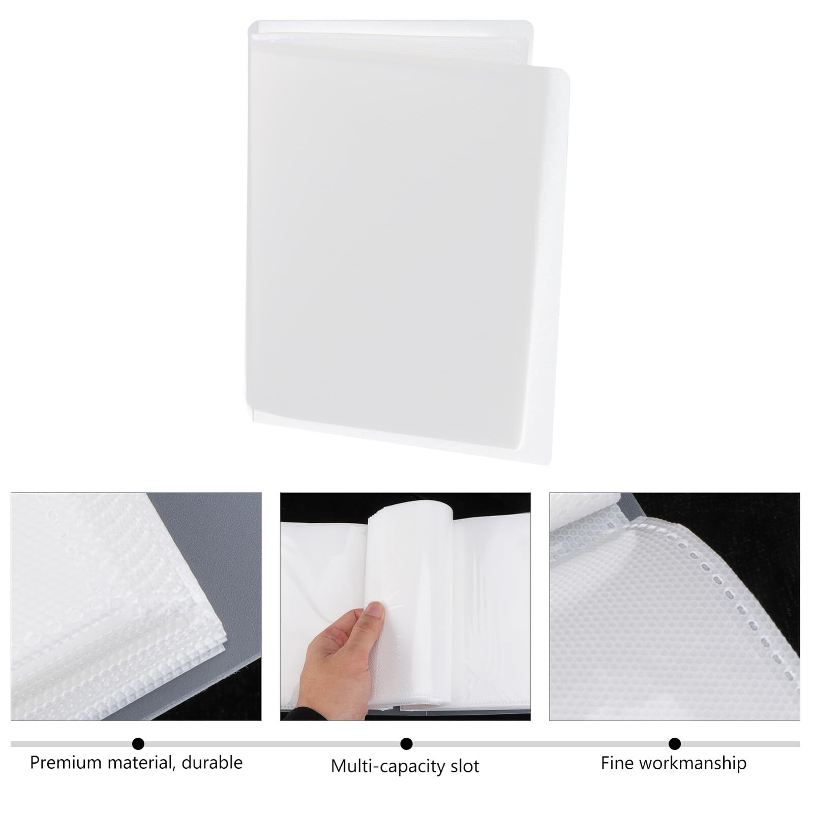 LIFKOME Álbum de Fotos Almacenamiento para Fotos Personalizable de Pp Mate de 6 Pulgadas 100 Hojas Adecuado para Estudiantes y Bodas