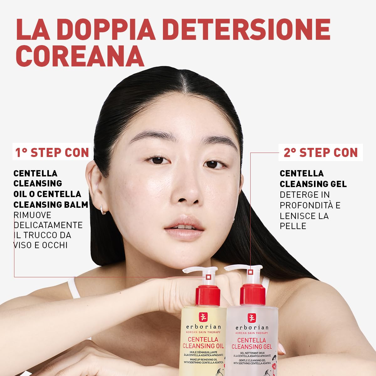 Erborian - Struccante Centella - Struccante Viso Delicato alla Centella Asiatica - Rimuove il Trucco & Nutre - Tutti i Tipi di Pelle - Trattamento Cosmetico Coreano