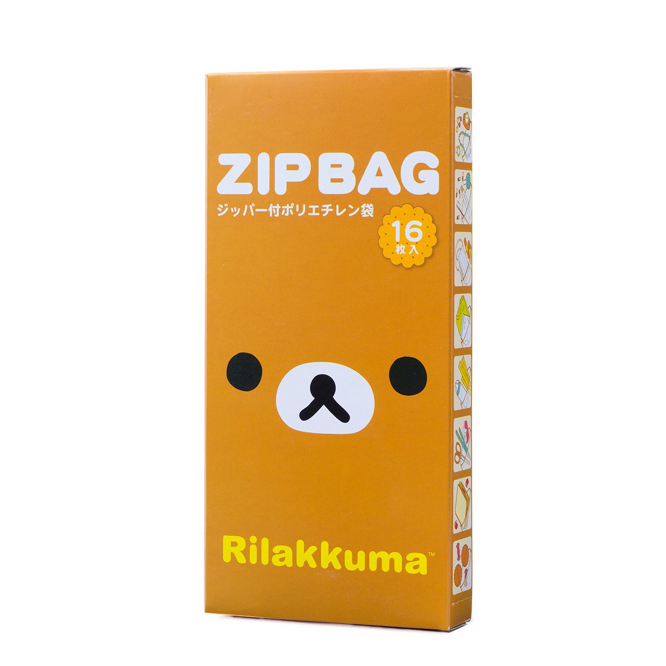 Amazon.co.jp: 岩谷マテリアル ZIPBAG リラックマ 16枚入 ジッパー付