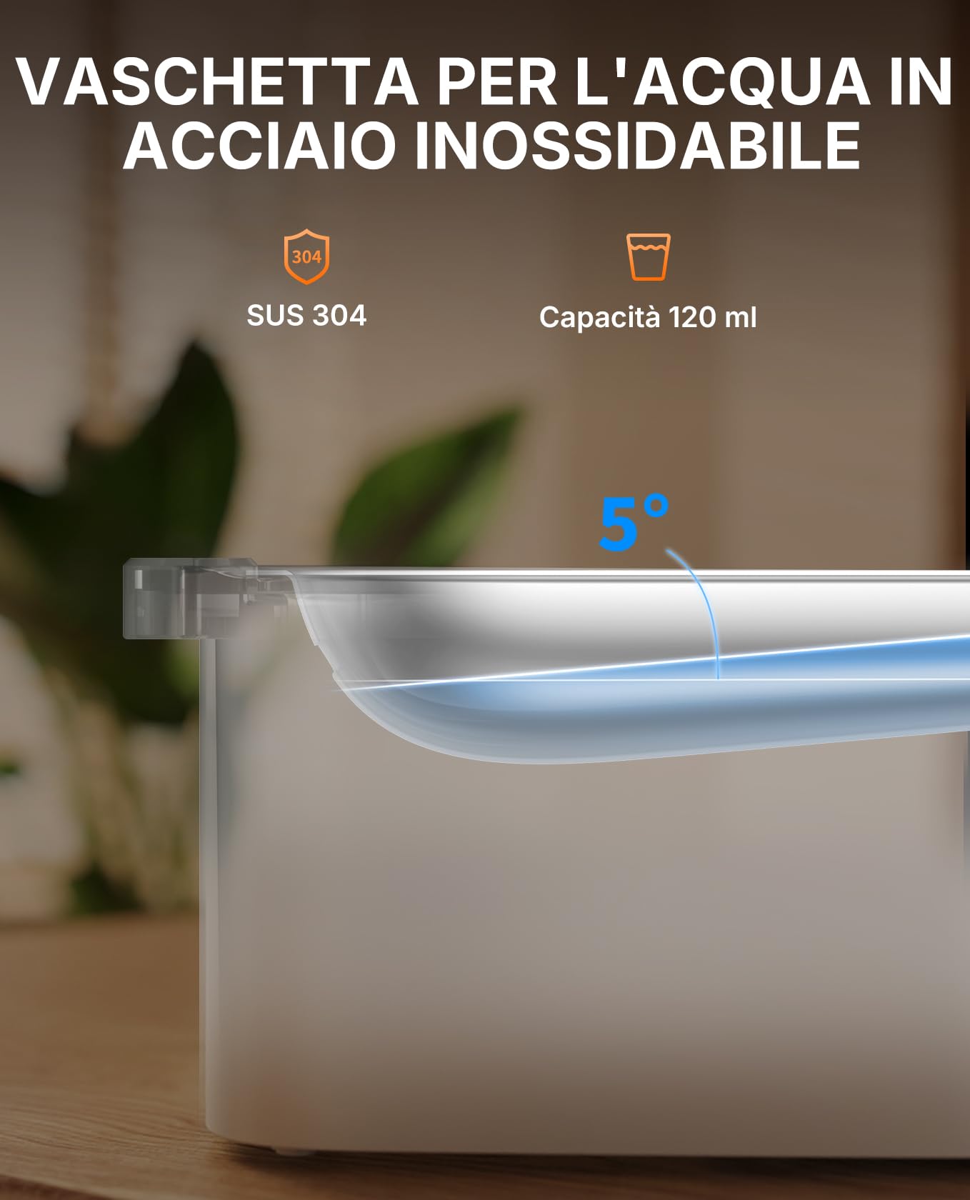 PETKIT EVERSWEET MAX 2 Fontanella per Gatti Senza Fili, 3L Fontana per Gatti con Sensore, Lavabile in Lavastoviglie, 25dB Ultra Silenziosa, Controllo App Intelligente, 5000 mAh Grande Autonomia