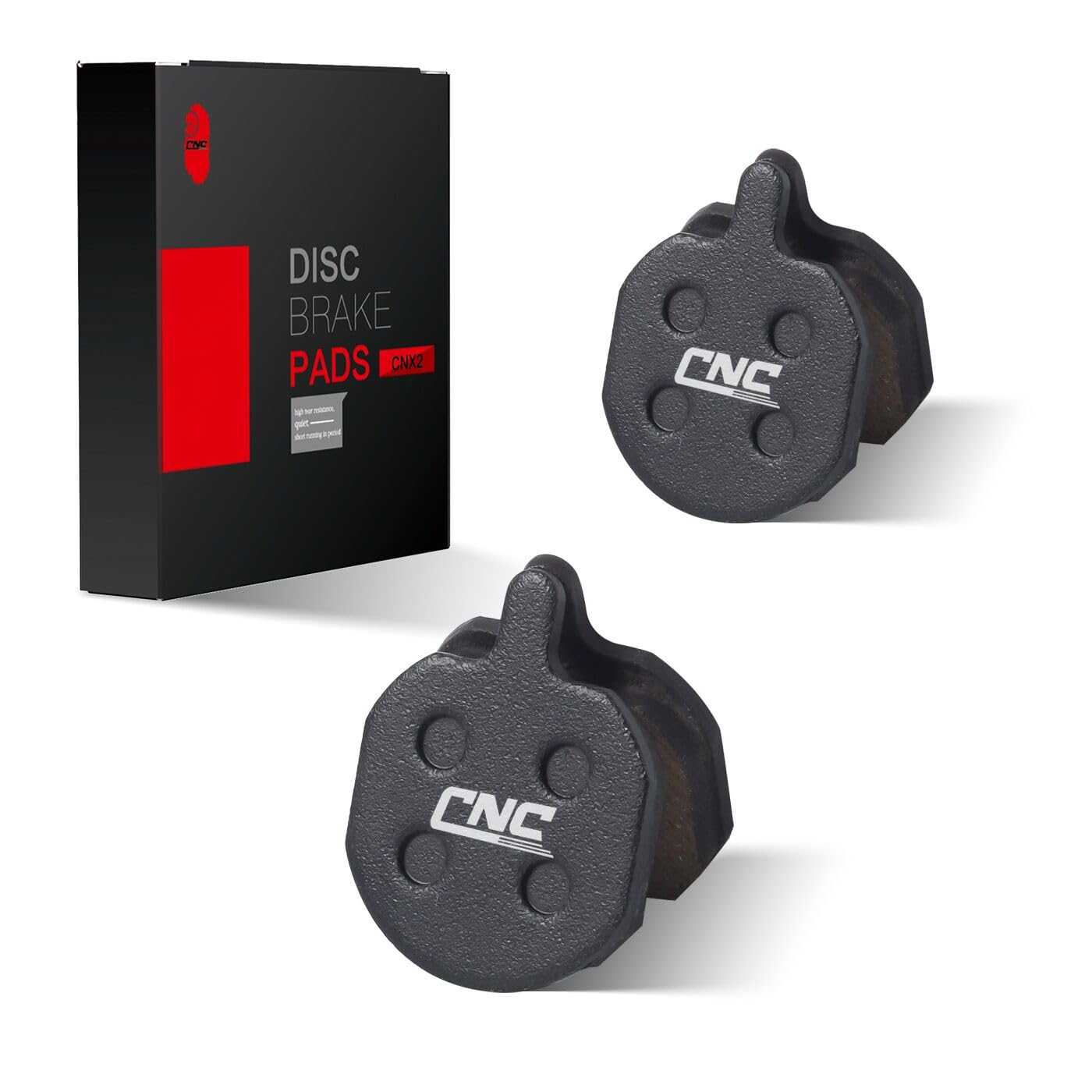 EASTERN POWER 2 Pairs Mountain Bike Organic Resin Disc Brake Pads for Hayes MX2 MX3 MX4 MX5 Sole GXC GX2 CX5, Resin Organic