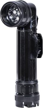 Mil-Tec Unisex - Adult Angle Flashlight-15143202 Angled Torch, Black, One Size