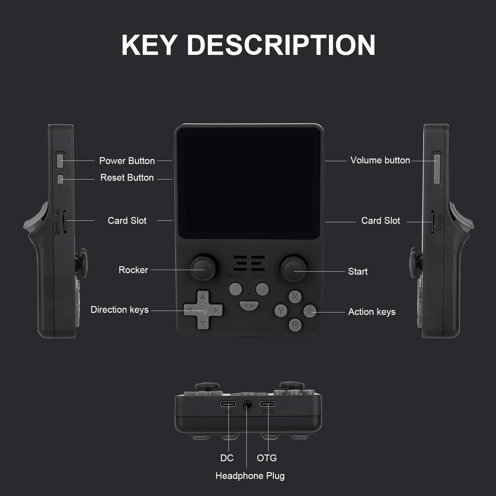 Amazon.com: Powkiddy RGB20S Handheld Arcade Console - Built-in Amazon.com: Powkiddy RGB20S Handheld Arcade Console - Built-in