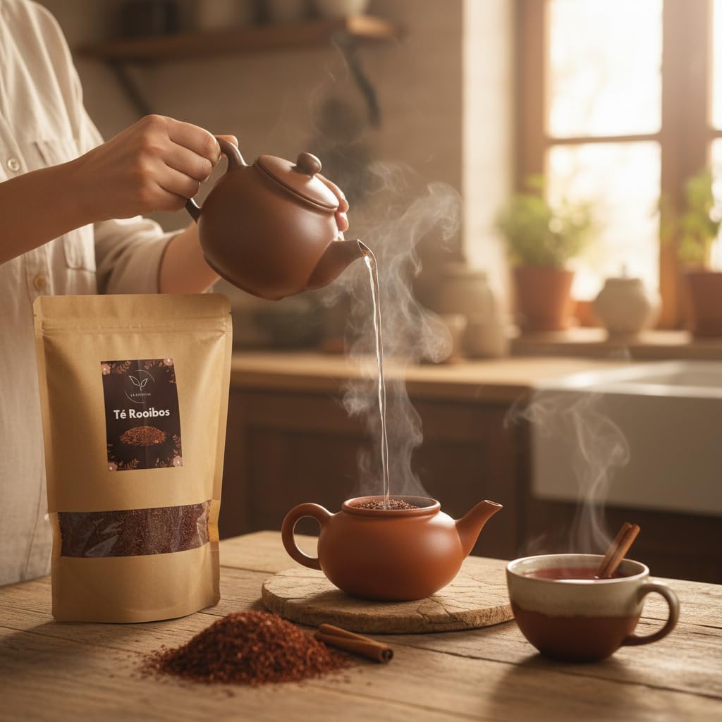 Rooibos (Aspalathus linearis) suszona luzem 1000 g – do naparów ziołowych, 100% naturalna, bez dodatków – La Herbera