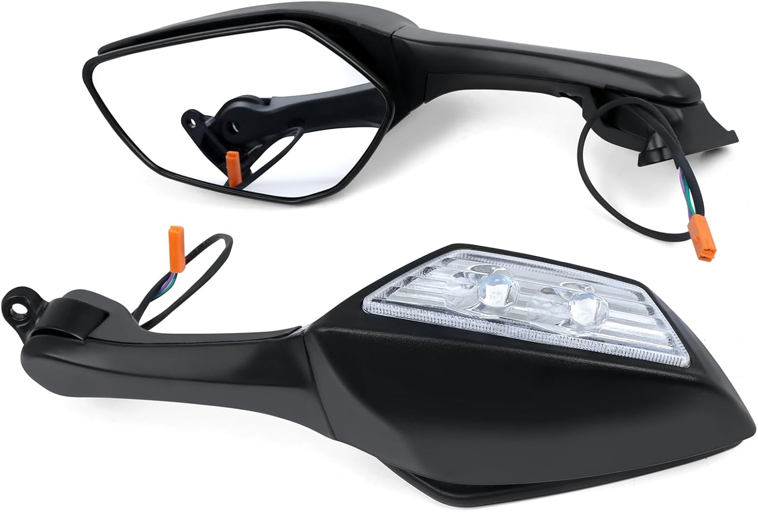 HAONEL サイドバックミラー ウインカーライト付き KAWASAKI