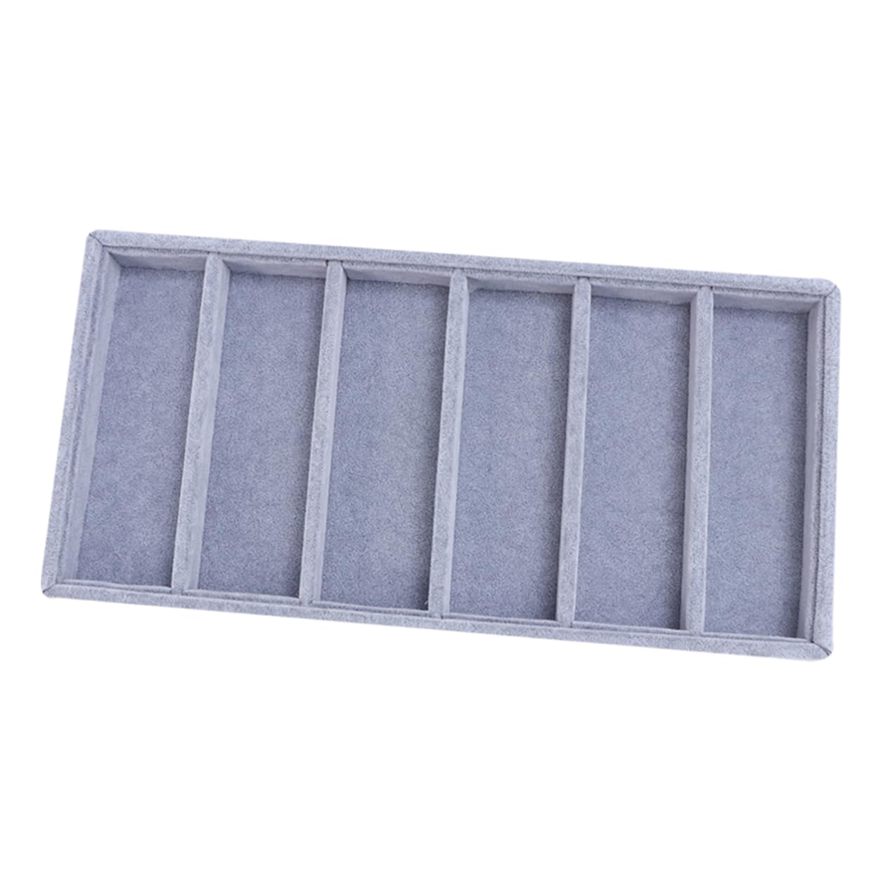ipetboom sunglasses storage plate jewelry display holder 6 grids made of soft fabric easy to organize