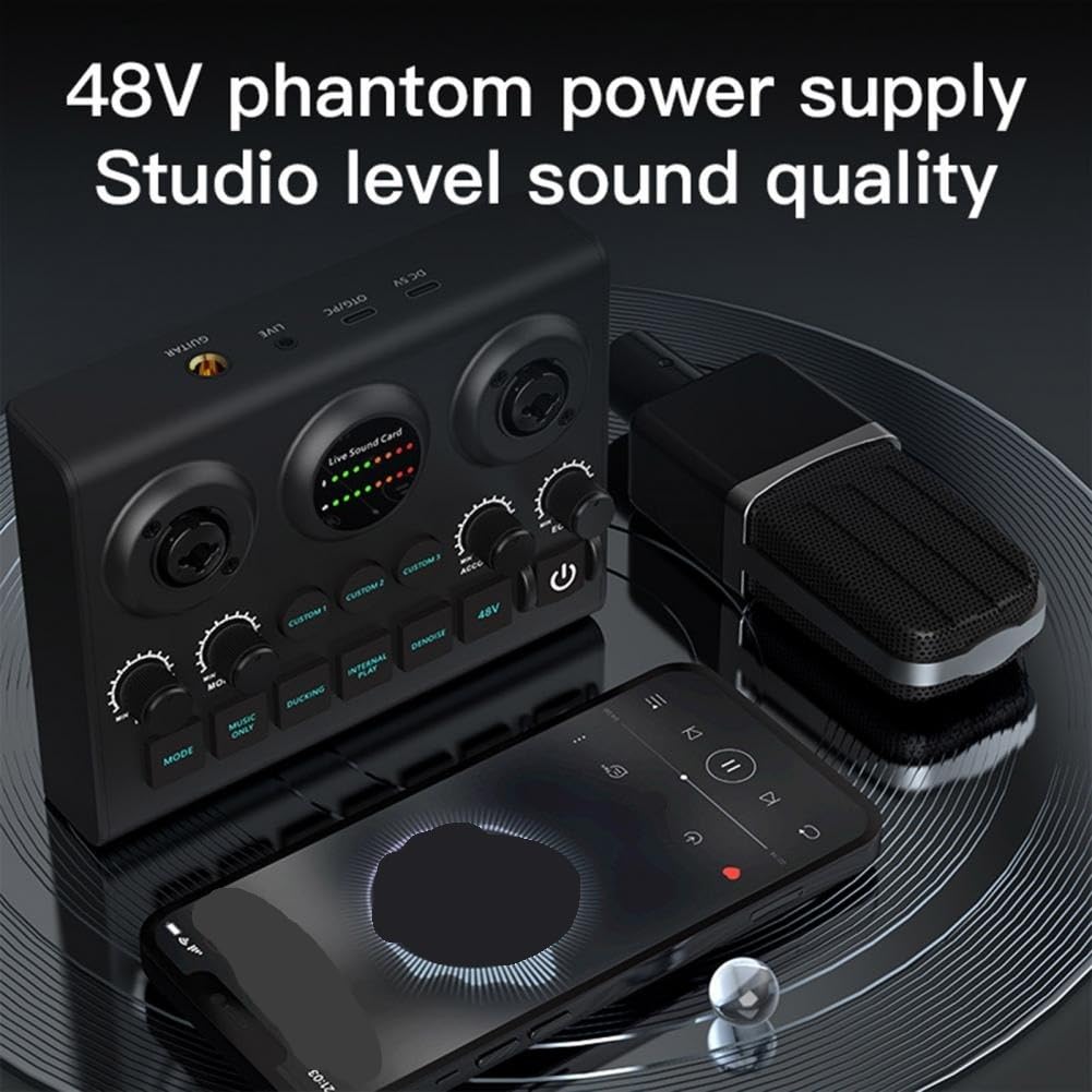 Tarjeta de sonido Tarjeta de sonido externa Bluetooth for grabar