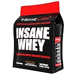 Insane Labz Insane Whey,100% Muscle Building Whey Protein, BCAA Amino Profile, Mass Gainer, Meal Replacement (Chocolate, 120 Servings)