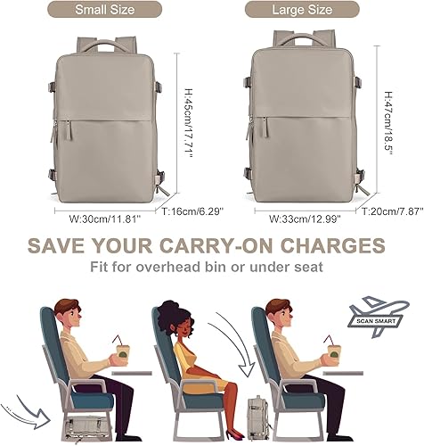 Miniatura 3 de Mochila para mujeres y hombres, bolsa de viaje, resistente al agua, mochila para senderismo, mochila para computadora portátil universitaria,