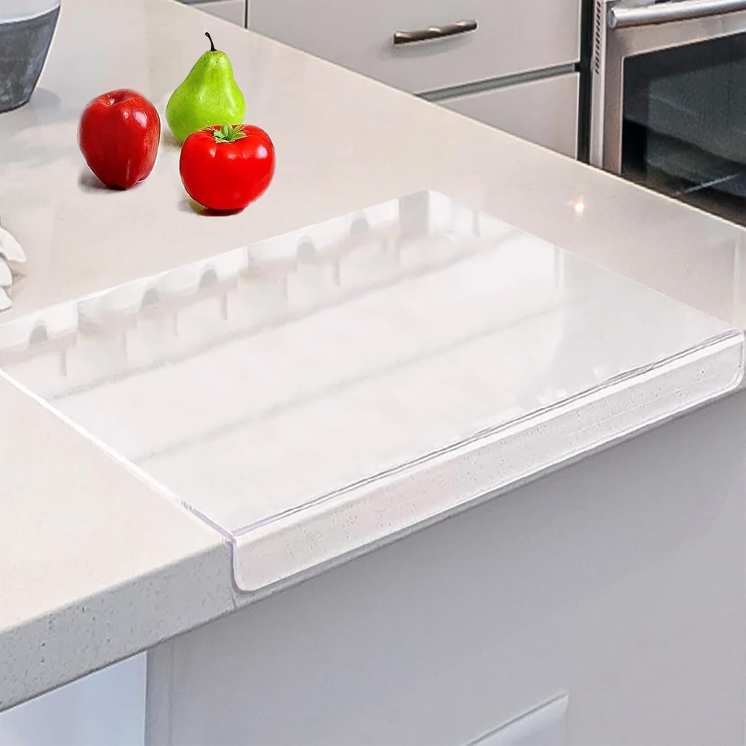 Acrylic Cutting Boards For Kitchen Counter, Acrylic Cutting Board With Counter Lip