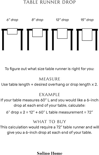 Miniatura 5 de Solino Home Zoe - Camino de mesa, manteles individuales y servilletas
