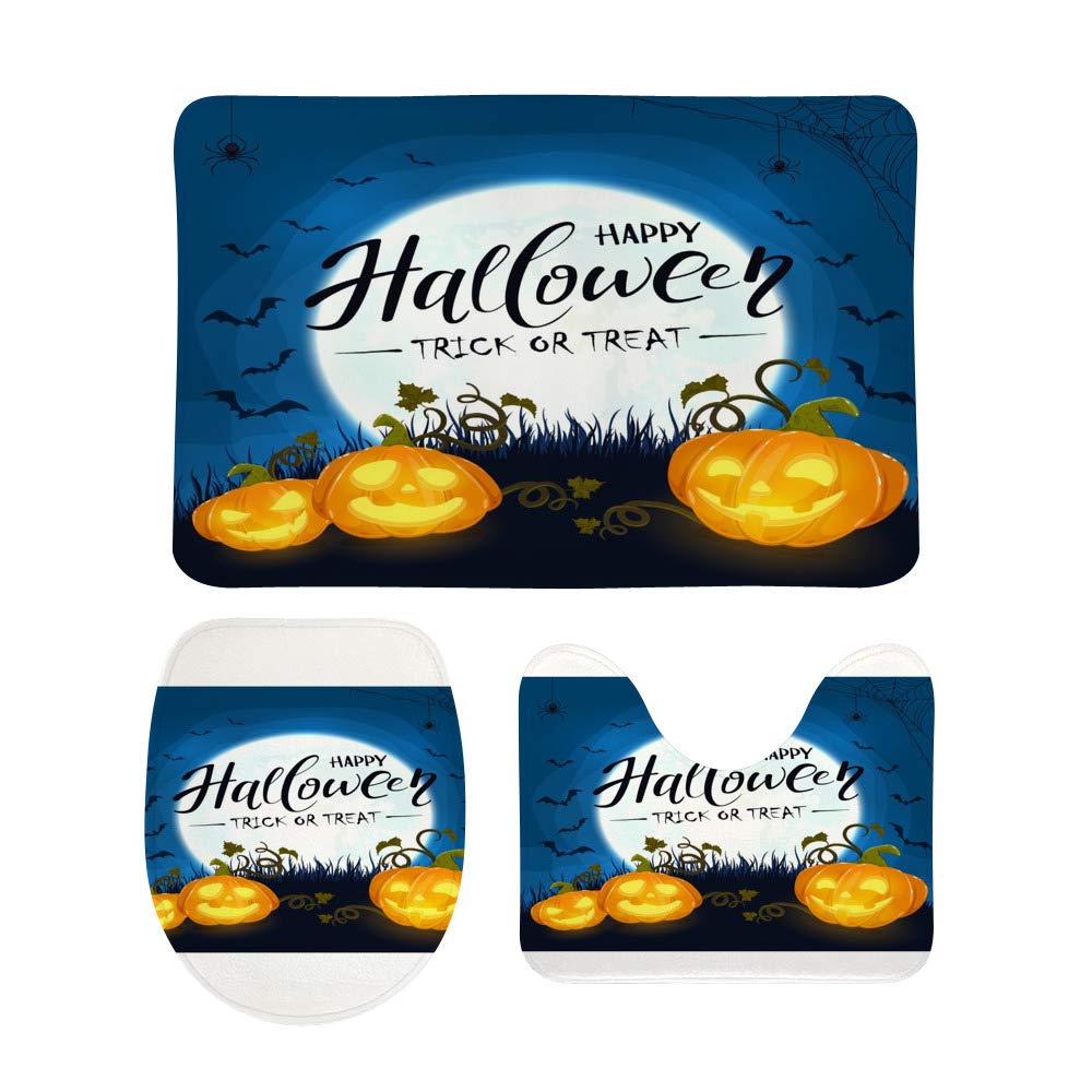 Tapis de salle de bain Halloween pour une ambiance de nuit mystérieuse
