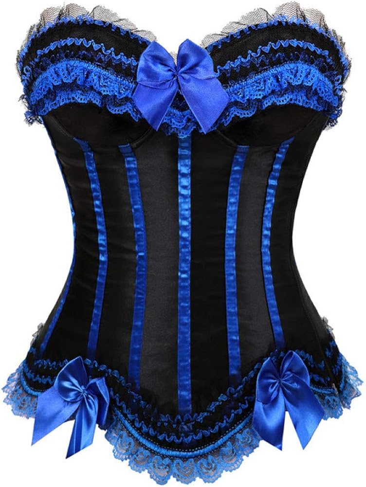 Blue corset amazon Clearance