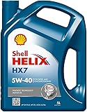 Shell 1250001 Motoröle HX 7 5W40, 5 Liter