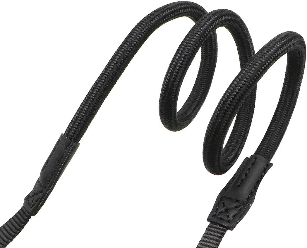 Quick Release Camera Neck Strap Shoulder Strap Belt for Mirrorless Digital Cameras Climbing Rope with Quick Release QD Loops Connector with O-Ring Adjustable Length 30-53inch Black - Image 6