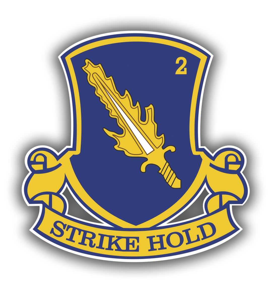 Battalion 504th Parachute Sticker - 82nd Airborne Army Precision Cut Decal - Perfect for Car, Truck, Window, Laptop, Bumper, Luggage, Water Bottle -